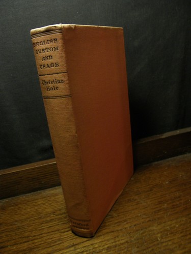 English custom and usage - and,