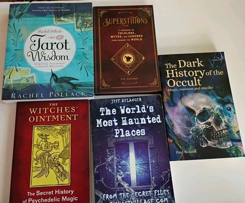 Occult book lot - 5, witchcraft
