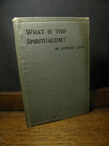 What spiritualism horace - what, is